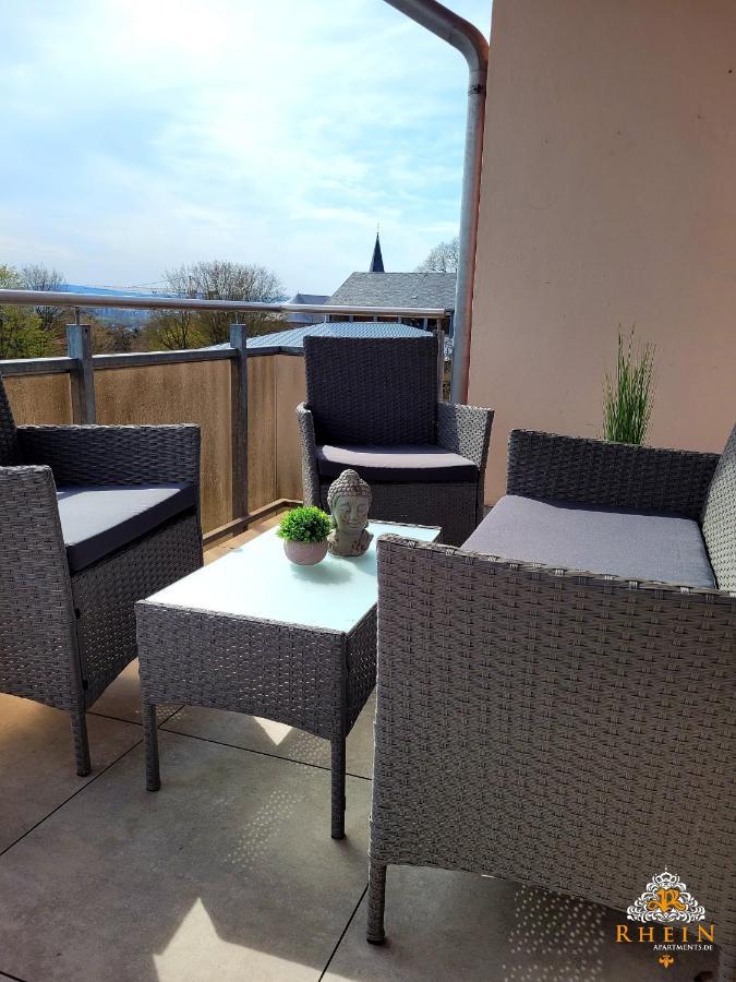Top Modernes Rhein Apartment Vallendar Mit Balkon מראה חיצוני תמונה